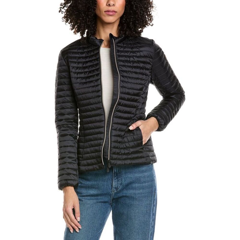 Save The Duck Womens Andreina Jacket, Black